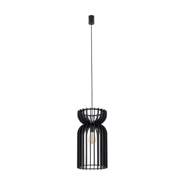 Подвесной светильник, люстра Nowodvorski 10573 Kymi A E27 1x25W IP20 черный