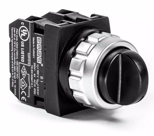 Перемикач EMAS H101S32 2-0-1 без фіксації (2НВ) D=30