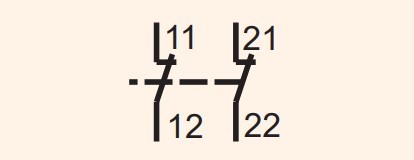 Блок-контакт ETI 002464069 RN-02 (2NC) (для типу RA/RD) - фото №3