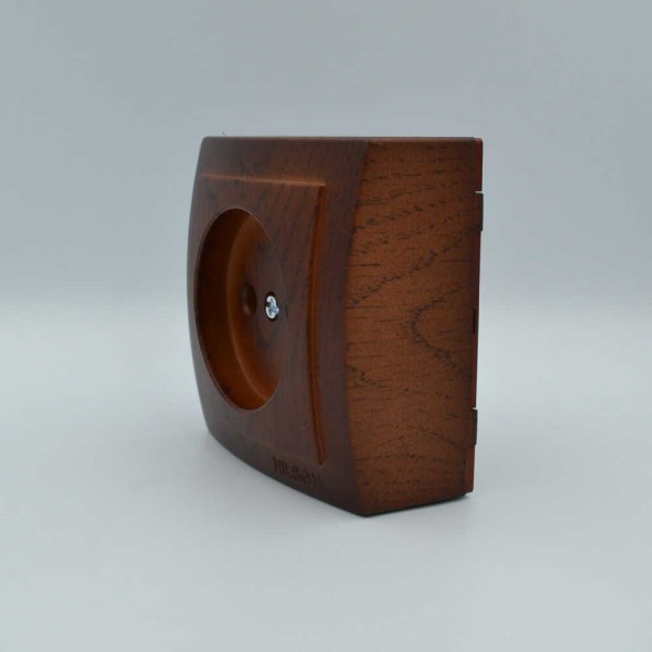 Розетка Nilson Themis горіх 1-на без заземлення ( 26271015 ) - фото №2