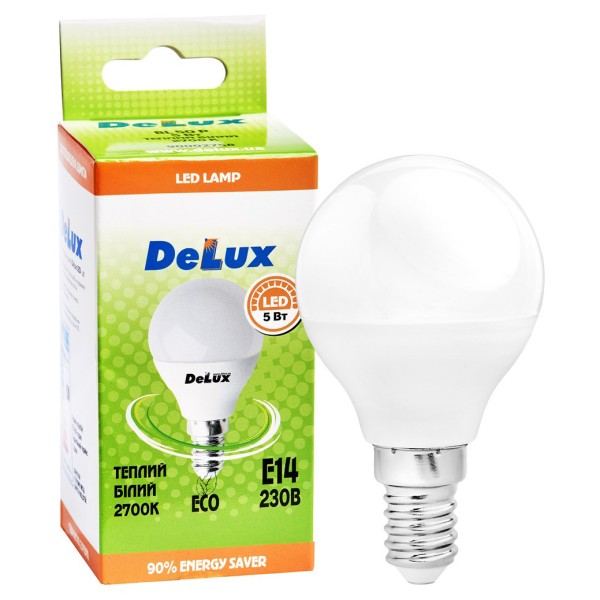 Світлодіодна лампа DELUX BL50P 5Вт 2700K 220В E14 - фото №1