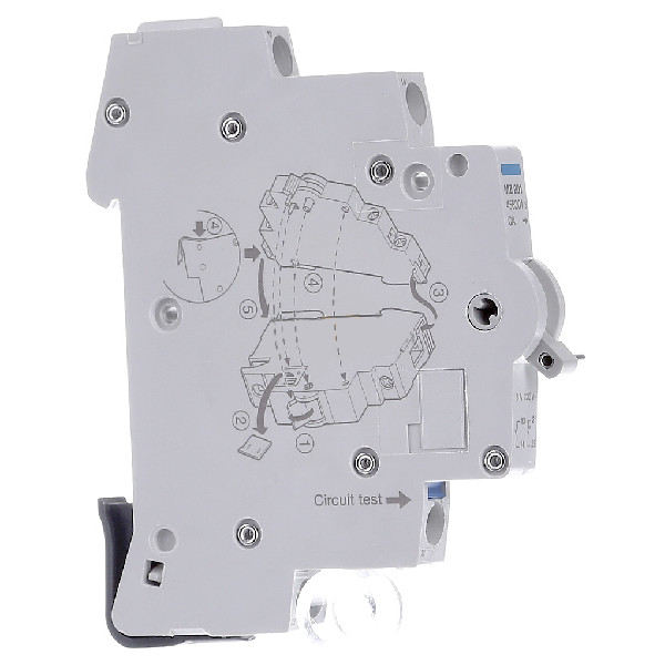 Дополнительный контакт Hager MZ201 6 А, 1НЗ+1НВ, 0,5М - фото №1