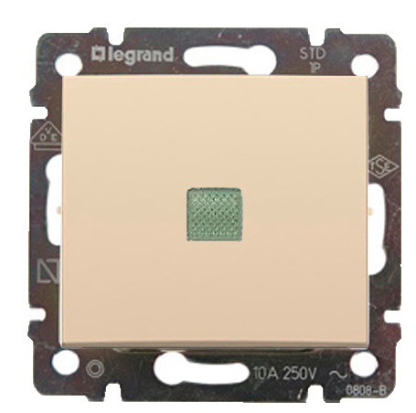 Механізм перехресного вимикача Valena з підсвічуванням слонова кістка