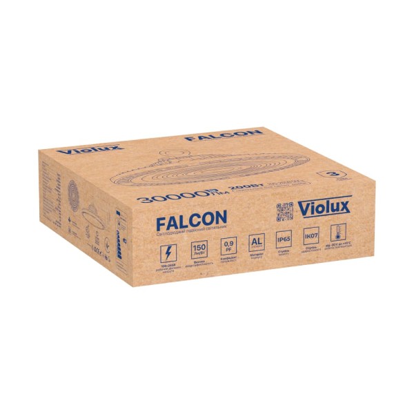 Светильник LED подвесной ДСП VIOLUX 200W 30000Lm 5000K IP65 ( 430312 ) - фото №6