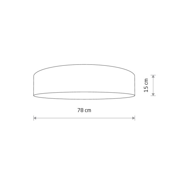Люстра Nowodvorski 8958 Turda E27 7x15W IP20 бежевая - фото №1