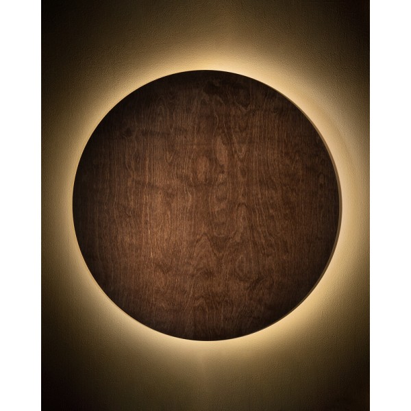Бра, настінний світильник Nowodvorski 11292 Ring Timber XL LED 1x16W 3000K 290Lm IP20 коричневий - фото №2