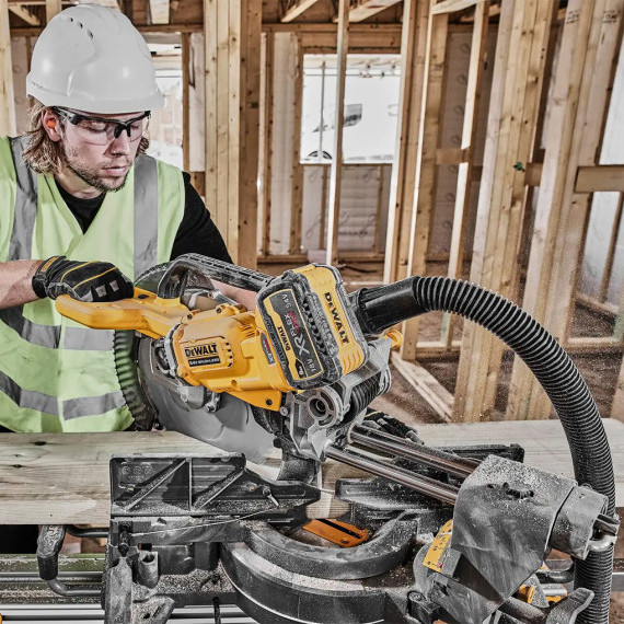 Торцювальна акумуляторна пила DeWALT DCS781N Flexvolt XR Li-Ion 54 В - фото №2