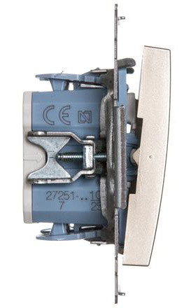 Двойной перекрестный выключатель Kontakt Simon Simon 54 Premium DW7/2.01/41 (кремовый) - фото №2