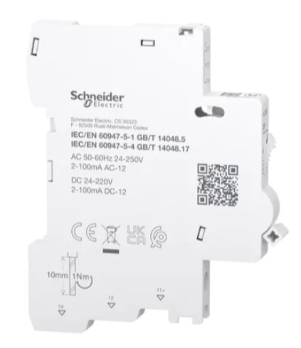 Допоміжний контакт Schneider Electric Acti9 iOF від 2мА до 100мА C60/C120 - фото №1