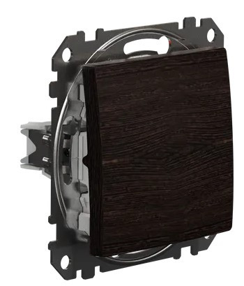 Кнопковий вимикач Schneider Electric Sedna Design & Elements венге SDD181111 - фото №1