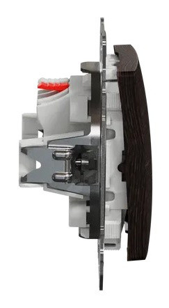 Кнопковий вимикач Schneider Electric Sedna Design & Elements венге SDD181111 - фото №2