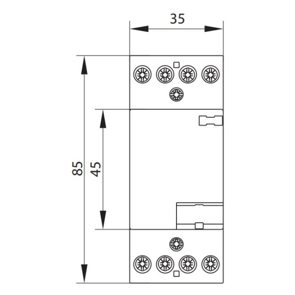 Контактор ETI 002464012 RD 25-31 (230V AC/DC) (AC1) - фото №2