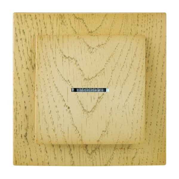 Вимикач Nilson Touran клен 1кл з підсвіткою ( 24281002 )