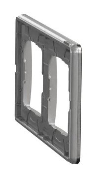 Рамка двойная Schneider Electric Sedna Elements Sedna Elements матовый алюминий SDD370802 - фото №2