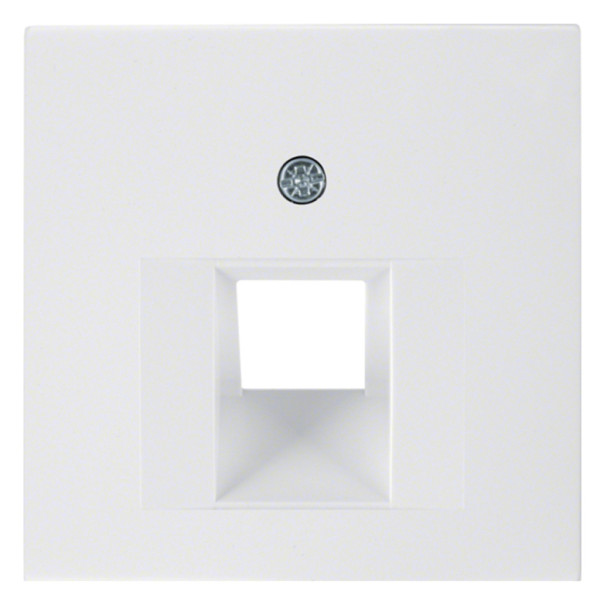 Накладка для розетки UAE, полярная белизна Berker S.1/B.3/B.7