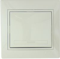 Выключатель кремовый Mira, Lezard