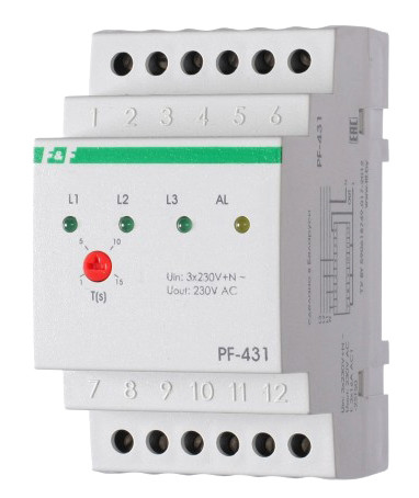 Автоматичний перемикач фаз F&F PF-431