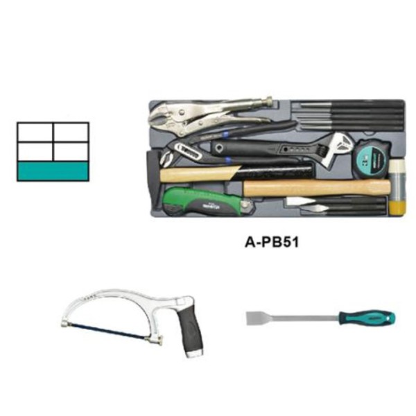 Набір інструментів Whirlpower 70 шт - фото №3