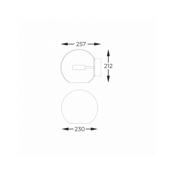 Бра, настінний світильник Zuma Line W0428-01D-L4AC Enceladus Led 1x5W 3000K 1500Lm IP20 Gold - фото №1