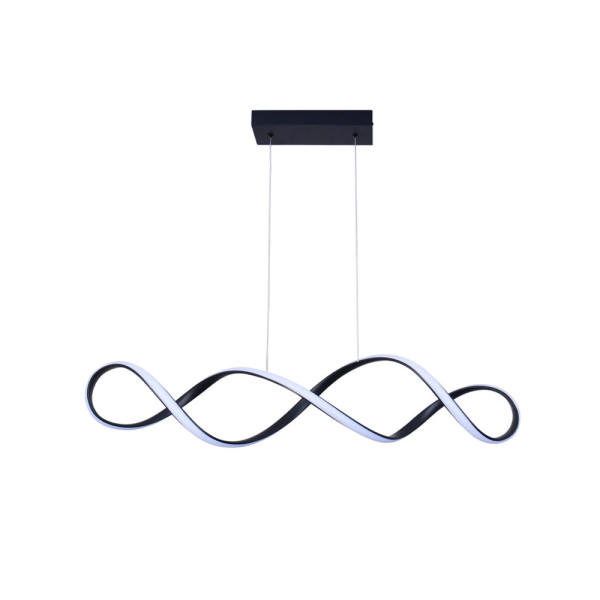 Подвесной светильник, люстра Goldlux 331052 Infinito Led 1x34W 4000K 5300Lm IP20 Черный