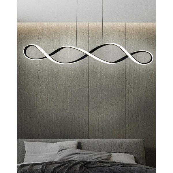 Подвесной светильник, люстра Goldlux 331052 Infinito Led 1x34W 4000K 5300Lm IP20 Черный - фото №1