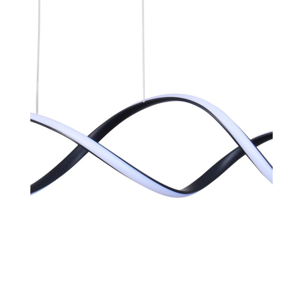 Подвесной светильник, люстра Goldlux 331052 Infinito Led 1x34W 4000K 5300Lm IP20 Черный - фото №3