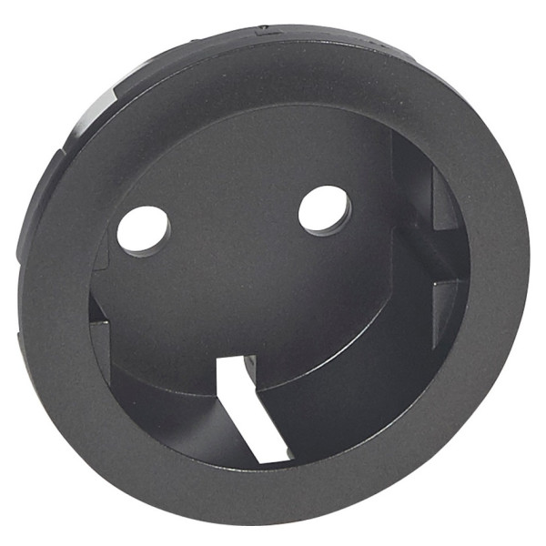 Панель розетки 2К+З Legrand Celiane графит