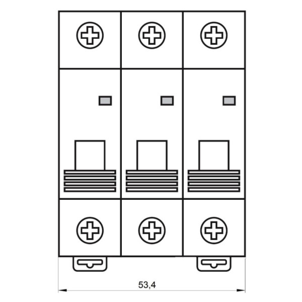 Автоматичний вимикач Schrack AM019325 10кА 25А 3P х-ка D - фото №11