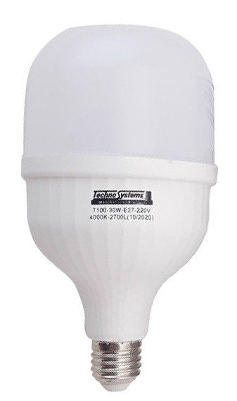 Светодиодная лампа TNSy LED Bulb-T100-30W-E27-220V-4000K-3150L GOLDEN (TNSy5000259)