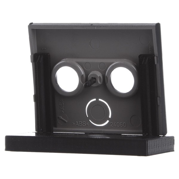 Накладка для антеної розетки 2/3 отвори антрацит Berker K.1 - фото №4