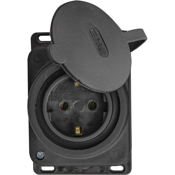 Силовой разъем Аско-Укрем РК 2Р+PE 16А (A0250010005) - фото №3