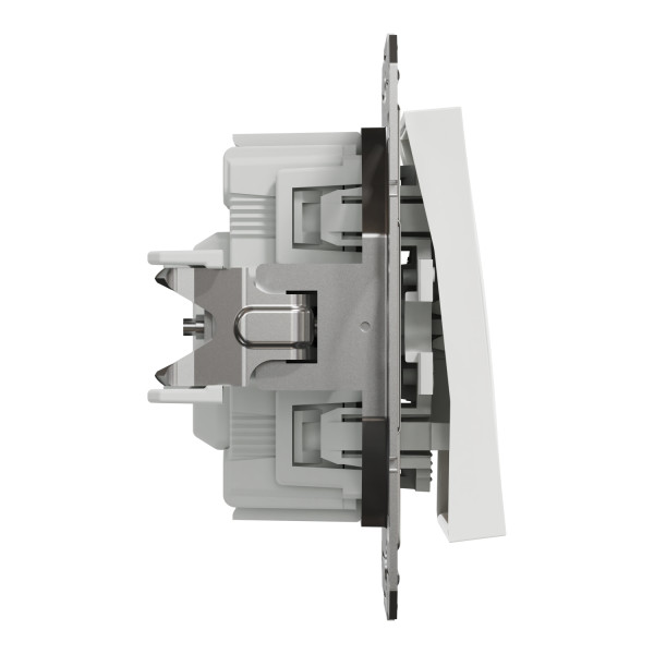 Вимикач прохідний з підсвіткою Schneider Electric Asfora без рамки білий (EPH1570121) - фото №2