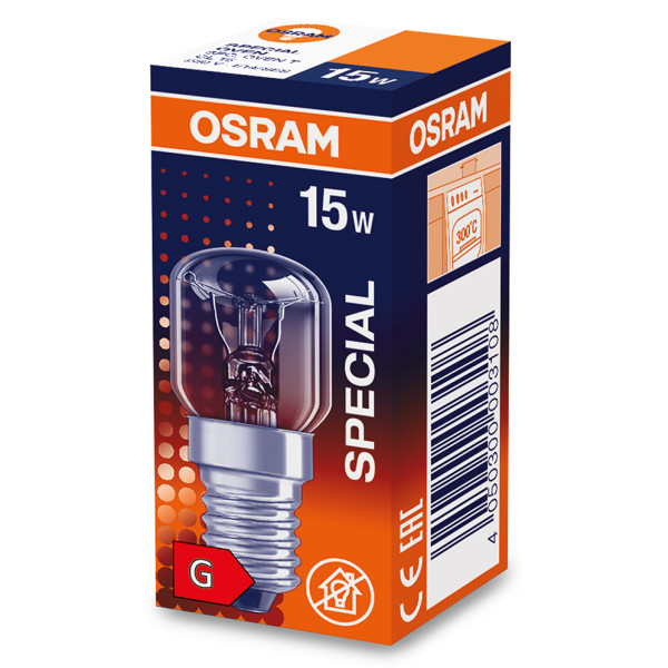 Лампа накаливания Osram Special SPC T Oven CL 15 E14 (4050300003108) - фото №1