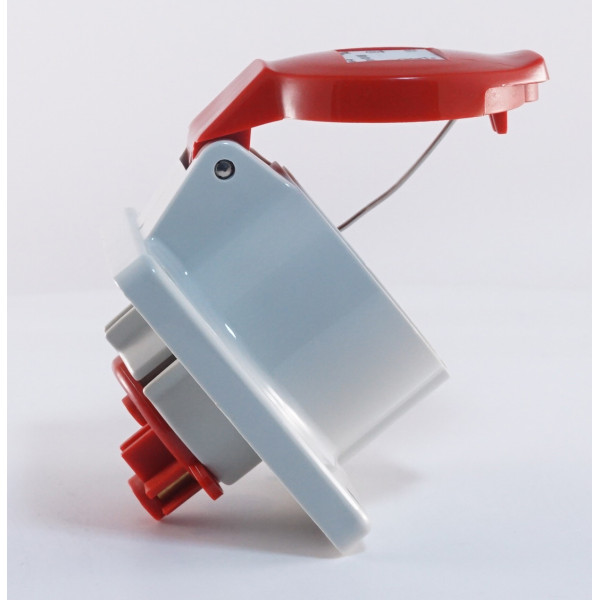 Прямий силовий роз'єм WALTHER WL410406 (3P+E) 16А 380V IP44 - фото №2