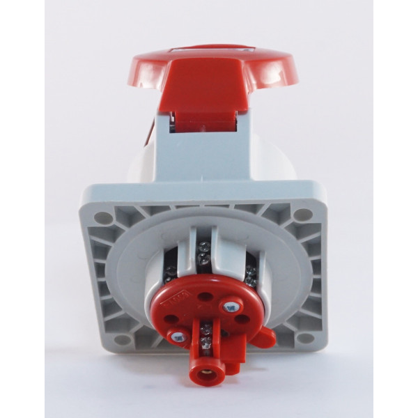 Прямий силовий роз'єм WALTHER WL410406 (3P+E) 16А 380V IP44 - фото №3