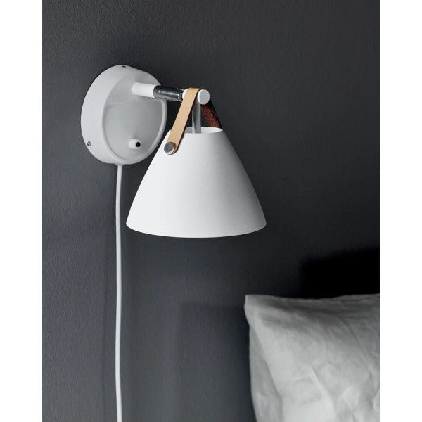 Бра, настінний світильник Nordlux 84291001 Strap GU10 1x8W IP20 білий - фото №2