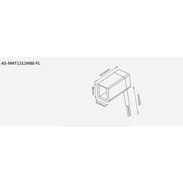 Кабельний конектор COLORS з нижнім виходом для NMT1312 (AS-NMT1312HB0-FL) - фото №1
