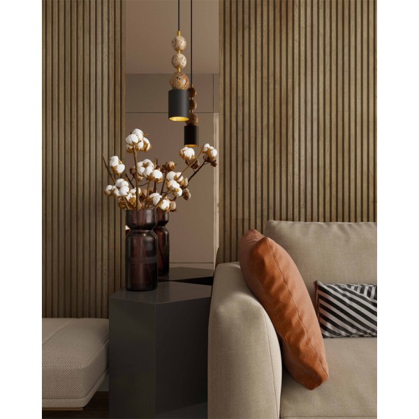 Підвісний світильник, люстра Pikart 34985-2 GU10 1x60W IP20 чорний - фото №1