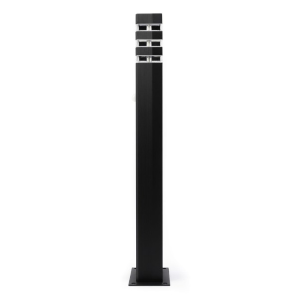 Вуличний світильник з датчиком руху Nowodvorski 9097 Rio Sensor E27 1x10W IP54 чорний - фото №4