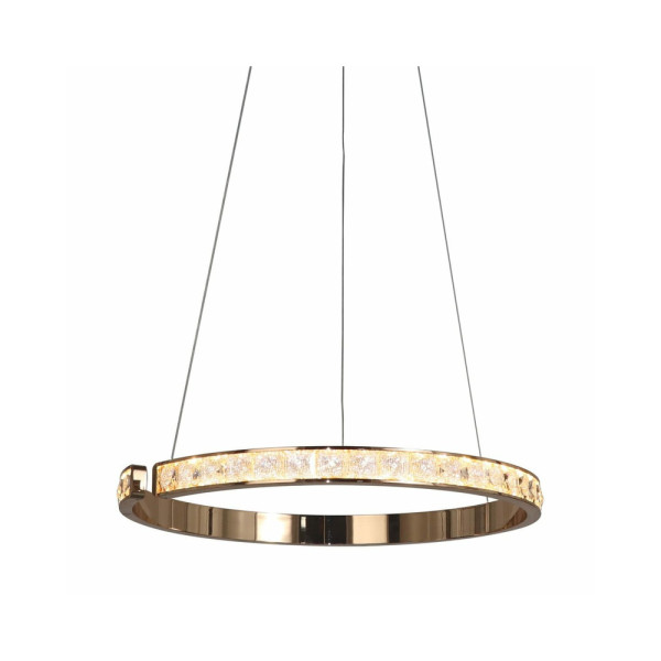 Підвісний світильник, люстра Zuma Line MD4996-1-3GBD Muriel Led 1x60W 3000K 7100Lm IP20 Золотий - фото №1