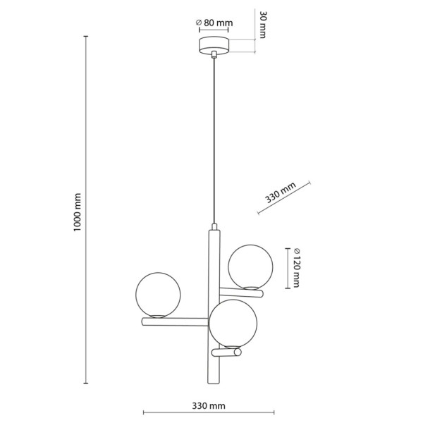 Люстра TK Lighting 10271 Estera G9 3x8W IP20 - фото №4