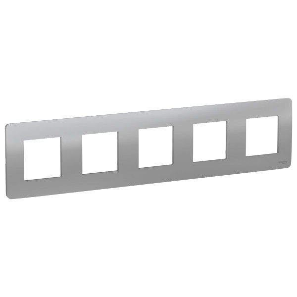 П'ятипостова рамка Schneider Electric NU201030 (алюміній)