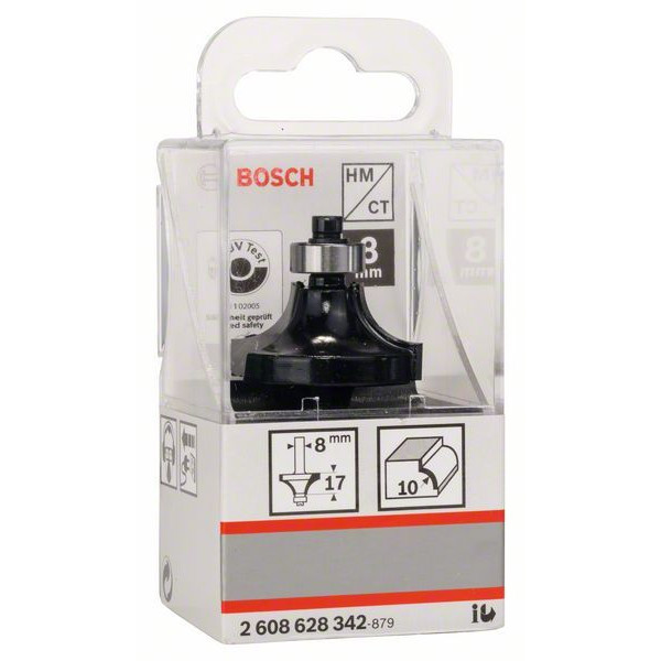 Карнизна фреза Bosch Std S8/R10/L16,5 - фото №1
