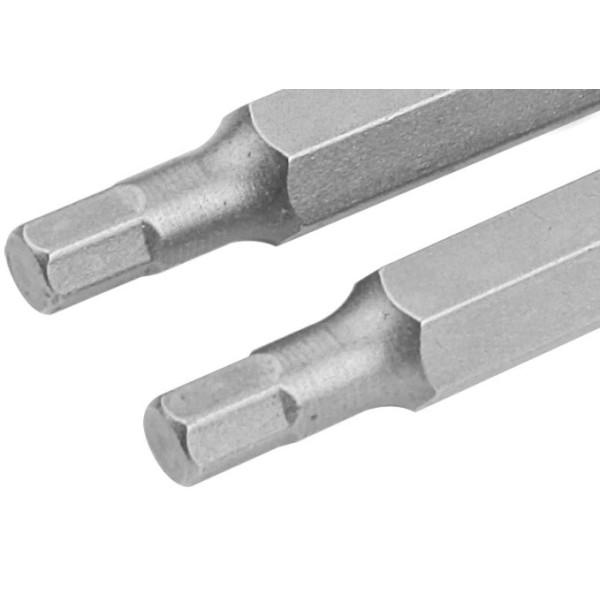 Шестигранные биты Tolsen S2 4х50мм (2шт) - фото №1