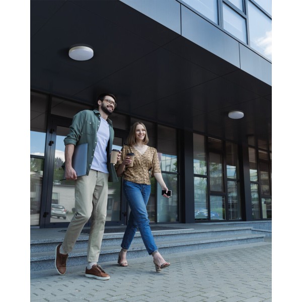 Вуличний світильник з датчиком руху Kanlux 37301 Iper LED 1x35W 4000K 4200Lm IP65 білий - фото №2