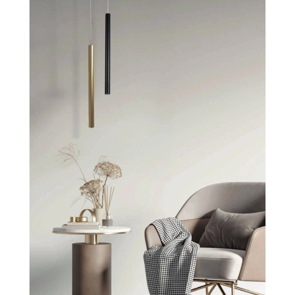 Подвесной светильник, люстра Azzardo AZ5741 Ilios LED 1x4W 3000K 320Lm IP20 черный - фото №1