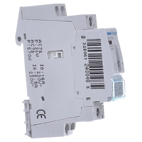 Реле проміжне ERC216, 2НО, 230В, Hager - фото №1