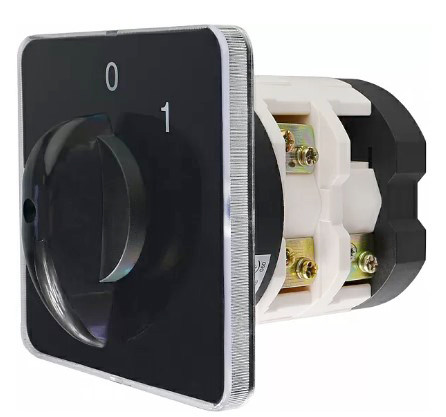 Пакетный переключатель Аско-Укрем ПКП Е9 2.823 A0110010027 (1-0 3 полюса) - фото №1