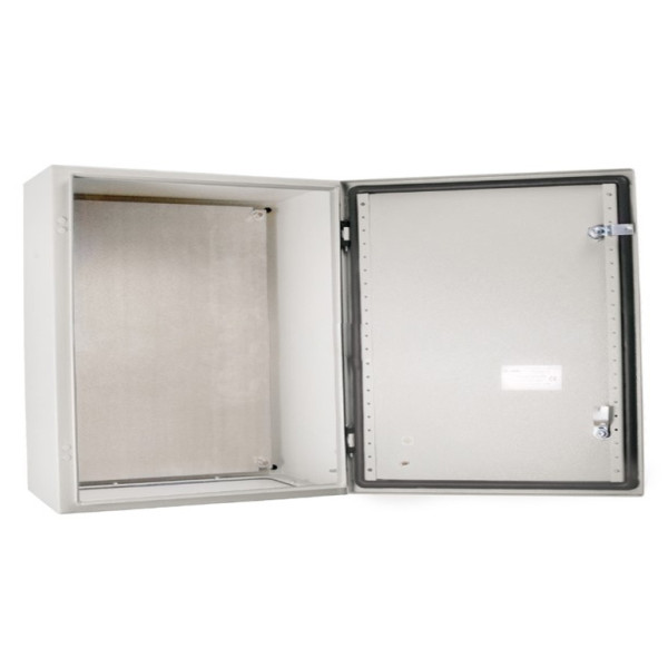 Металевий бокс ETI 001102123 GT 60-60-25 IP66 600x600x250 з 2 замками