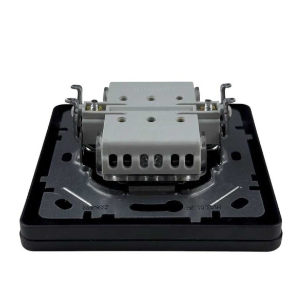 Вимикач Nilson Selene антрацит 2кл ( 23362503 ) - фото №2